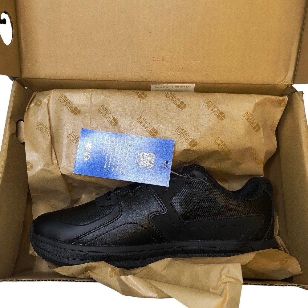 Shoes For Crews Falcon III Womens 9 Black Slip Resistant Work Shoes NWT - Picture 3 of 9